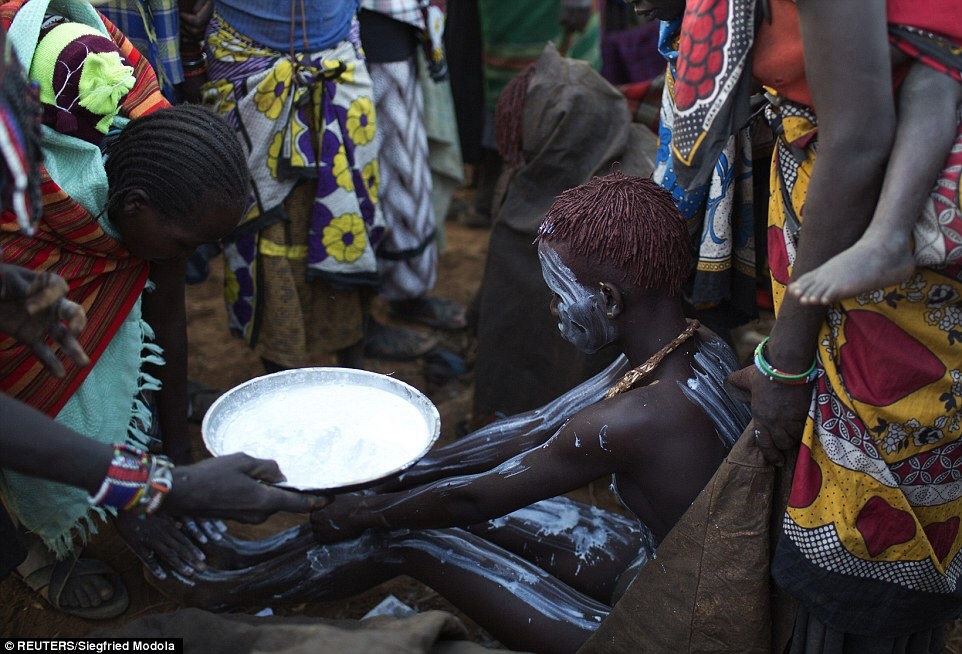 Pokot Girl Smeared