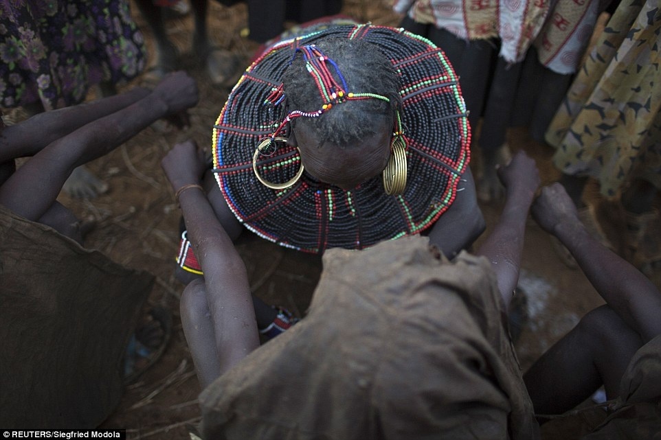 Pokot Girl Undergoing Mutilation